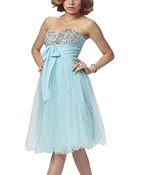 Off the Shoulder Sweetheart Empire   Waistline Organza/Tulle Lace Ruched Beaded  Evening Dress/Party Dress  With a Bow(s)