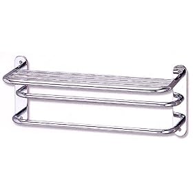 <b>Premier Hotel Style Towel Rack - 26.5" L., Polished Chrome</b>