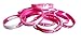 Breast Cancer Awareness Wristbands Pink Camo Silicone Bracelets 25 Wrist Bands