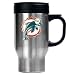 Miami Dolphins Travel Mug with Free Form Team Emblem