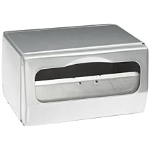 San Jamar H4000 Steel Tabletop Minifold Napkin Dispenser, 170 Capacity, 7-3/4" Width x 4-1/2" Height x 6" Depth, Chrome