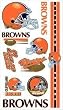 Set of 6 Sheets of Cleveland Browns Temporary Tattoos