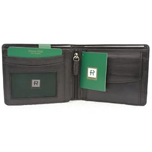 High quality Black nappa leather wallet from Prime Hide - gift boxed