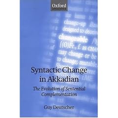 Syntactic Change in Akkadian, the evolution of sentential complementation