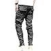 New Mens Harem Casual Trousers Tapered Drop Crotch Cuffed Jogger Pants