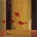 Poppy Tile II Art Poster Print by Don Li-Leger, 5x5