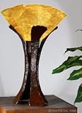 Egyptian Frond Accent Lamp (Zinnia), Honeysuckle