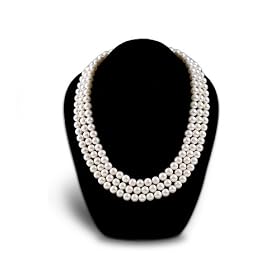 Today, Tomorrow And Always Three-Strand Cultured Pearl Necklace by The... by 