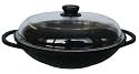 Berndes Classic Black 32cm Wok with Glass Lid