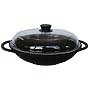 Berndes Classic Black 32cm Wok with Glass Lid