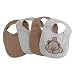Bavoirs unisexe � motifs nournour ourson pour b�b� (lot de 4) (Taille unique) (Beige/Cr�me)