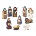 10 PIECE NATIVITY SCENE SET HOLIDAY CHRISTMAS HOME GIFT