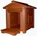 Kitchen & Housewares : Merry Pet The Bungalow Wood Pet House, Small
