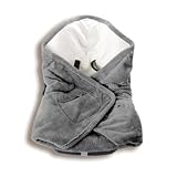 Baby Boum Super Soft 2.3 Tog Polstar Car Seat and Pram Blanket (Pingu Grey)