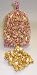 Gourmet Food : Scott's Cakes Gourmet Carmel Popcorn with Peanuts 1/2 Pound Candy Cane Bag