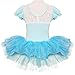 Girls Elegant Snowflake Princess School Ballet Dance Wear Party Dress