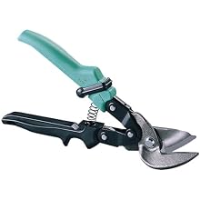 Malco M2007 MAX2000 Bulldog 1-1/4-Inch Cut Capacity 10-3/4-Inch Right Cut Offset Aviation Snip