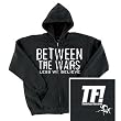 BETWEEN THE WARS - Logo - Black Zip Up Hoodie