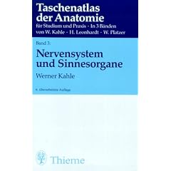 Taschenatlas der Anatomie f�r Studium und Praxis, 3 Bde. Kt, Bd.3, Nervensystem und Sinnesorgane