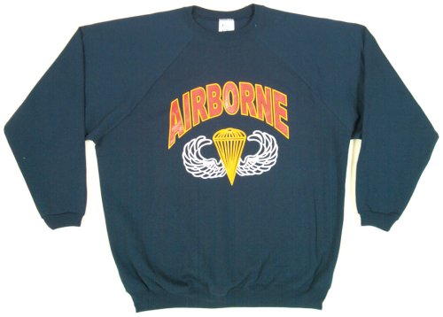 Airborne Parawings Logo - Navy Sweatshirt