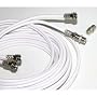HDinterconnects 10 metre Extension kit for Sky Freeview Twin coax double satellite cable. Includes 10 metres of white wf65 twin coax, 4 F-connectors and 2 couplers.