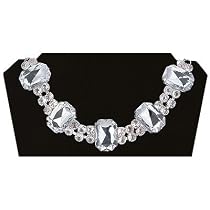 Clear Diamond Gem Choker
