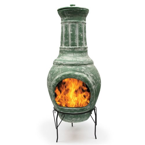 Light Green Large Colonial Chimenea