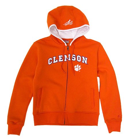 Buy Clemson Tigers Ladies Aerial Full Zip Fleece Hoodie by Colosseum Athletics