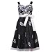 New Girls Clothing BLACK FLORAL Dress RARE EDITIONS Boutique Fall Girl 7-16