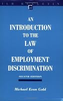 An Introduction to the Law of Employment Discrimination (I L R Bulletin)