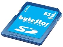 ByteStor 512MB SD High Speed 66X ( Secure Digital) Card