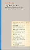 Unjustified Texts: Perspectives on Typography