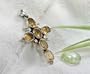 Completely Handcrafted - Designer Sterling Silver Citrine Cross Pendant