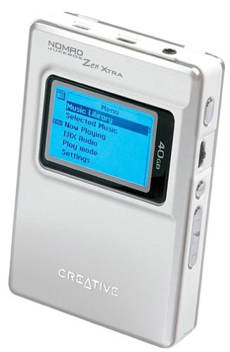 Creative Nomad Jukebox ZEN XTRA - Digital player - HD 40 GB - WMA, MP3 - silver