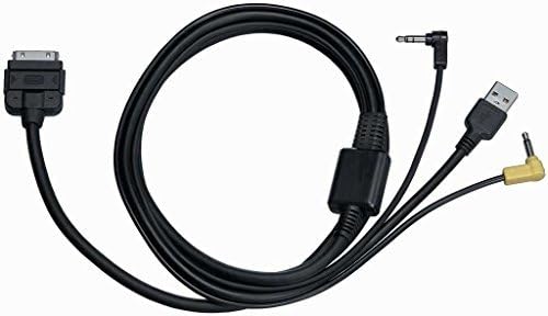 Ipod Iphone Audio and Video Cable for Kenwood Aux Interface KCA-IP301v