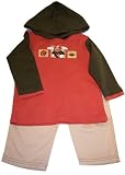 Good Lad Toddler Boy Football Hooded Shirt Set