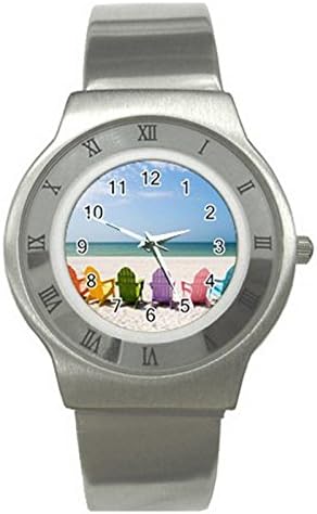 Beach Chairs Stainless Steel Watch Great for Men Women HOT Gifts NEW