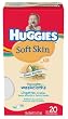 Huggies Soft Skin Disposable Washcloth 20-Count Package (Pack of 4)
