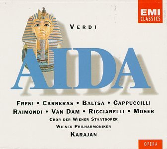 CD-Charts  Third Party New : Verdi - Aida / Freni · Carreras · Baltsa · Cappuccilli · Raimondi · van Dam · Ricciarelli · Moser · Wiener Phil. · Karajan