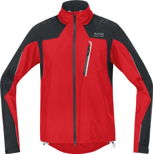 Gore Bike Wear Men's Alp-X 2.0 GT Active Shell Jacket, Red/Black, X-Large On Sale