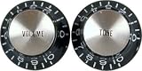 BELL KNOB SET (1 VOL, 1 TONE) BLACK