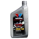 Valvoline VV211  VR1 Racing Formula SAE 20W-50 (Turbo Approved) Motor Oil, Pack of Twelve 1 Quart Bottles