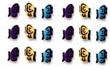  : Butterflies Cakes, Cupcakes, Cookies - Butterfly Shaped Edible Hard Sugar Decorations (18 pcs)