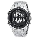 Pulsar Men's World Time Alarm Chronograph Silver-Tone Watch #PQ2001