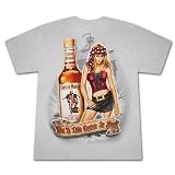 Captain Morgan Rum Girl Got a Little Light Gray Graphic TShirt