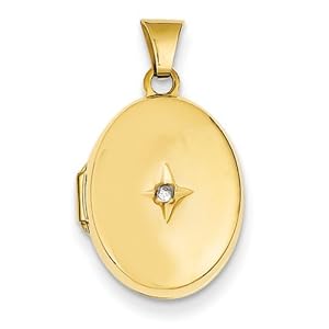 IceCarats Designer Jewelry 14K Diamond Locket