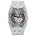 New Hello Kitty Crystal Stones Quartz Watch in White.