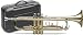 Stagg B Flat Trumpet with ABS Hard case - Lacquer plated