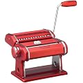 Marcato 08 0163 14 00 Original italienische Nudelmaschine Atlas 150 Wellness, rot
