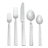 White Dots 20-pc. Flatware Set